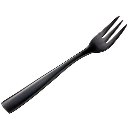 Bon Chef Manhattan, Oyster/Cocktail Fork, Matte Finish, 18/10, 5.38" - Black Matte , set of 12 S3008BM